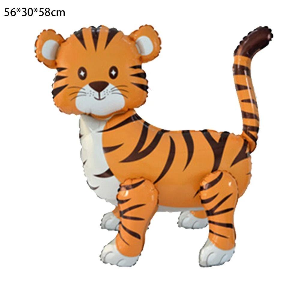4D Прогулочный Фольгированный Шар Джунгли День Рождения Животное Тематическая Вечеринка Дети Гигантские Воздушные Шары