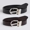 Twolayer Cowhide Ladies Belt With Alloy Closure For Formal Office And Business Outfits
