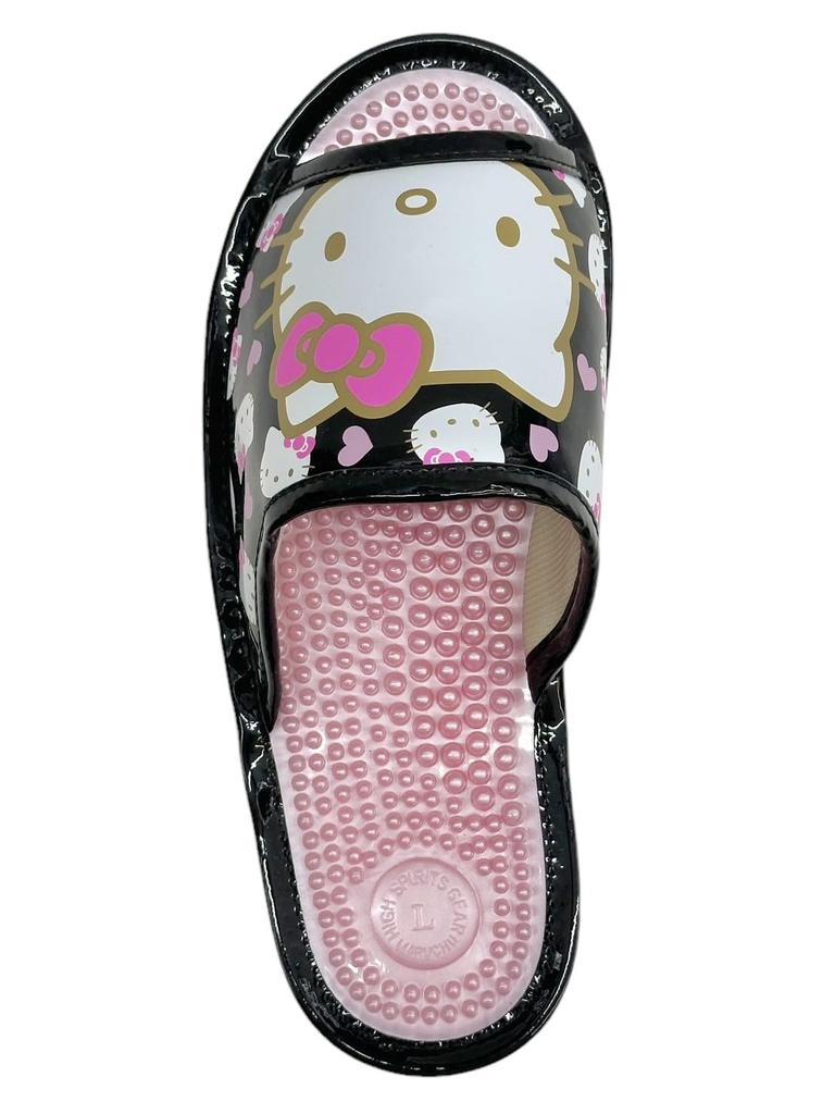 Hello Kitty Health Sandals Slippers [Sanrio] Women's SA-4196L (Black, L)