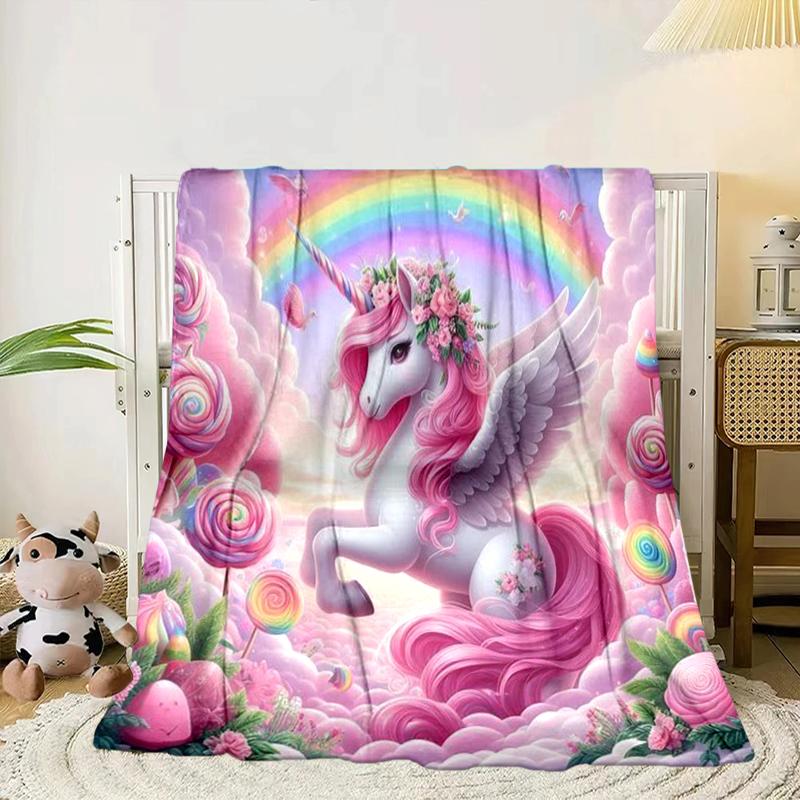 Magical Unicorn Fantasy Blanket Flannel Blanket Throw Blanket Sofa Cover Blanket Soft Premium Blanket Picnic Blanket Tv Blanket Gifts