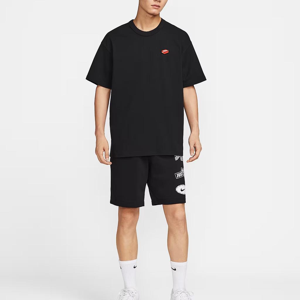 Nike T Shirts Men's Black Crew Neck Moderate IH9271-010