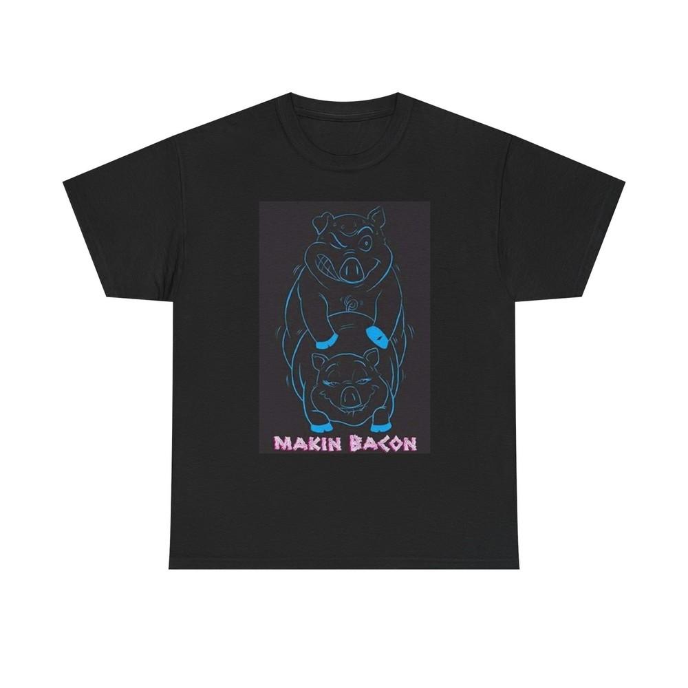 Making Bacon Graphic T Shirt Funny Jokes Unisex Heavy Cotton Tee Unisex T-Shirt