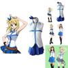 Дышащий костюм для косплея Fairy Tail Люси Хартфилии с идеальными швами для женщин