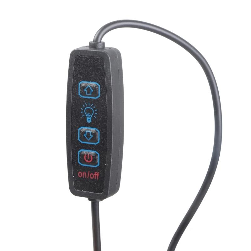 Электрический вентилятор 5 В 14,5 см Удлиненный воздуховод 5-ступенчатое управление Портативный дизайн Для гриля Кемпинга и Кухонной вентиляции