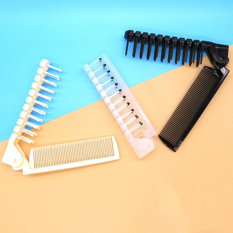 2 In 1 Portable Folding Hair Comb Head Massage Hair Comb Anti Static Hairdressing Tools for Women Professional Hair Styling Tool