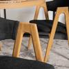 Ruiz Upholstered Living Room Chair Black Modern Loft