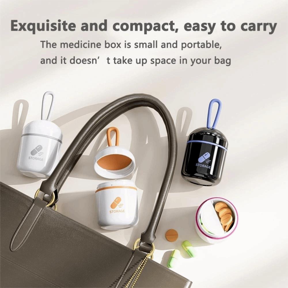 Portable Pill Case Mini Drug Dispenser Easy To Carry Pills Organizer