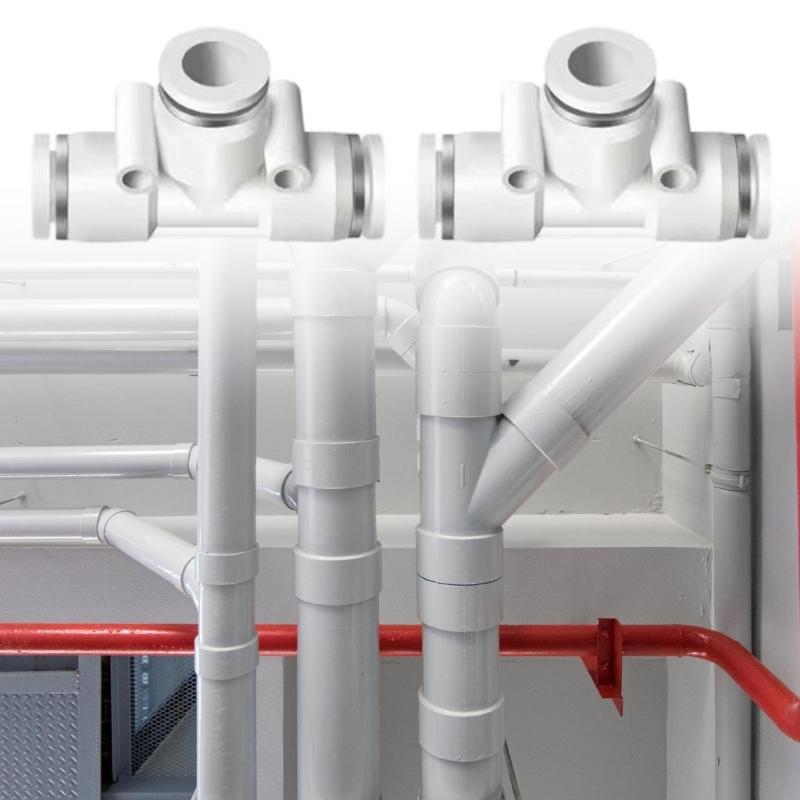Безопасный пластиковый воздушный соединитель трубки, многоразовый, с PTFE покрытием, устойчивый к высокому давлению, для длительного воздушного соединения