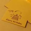Pop Up Birthday Card 3D Light Music Invitations with Envelope Gifts Gift Message Cards