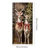 Christmas Tree Pattern Decoration 180x90cm 2025 Christmas Door Cover Banner Party Background Outdoor Porch Sign Can Customized