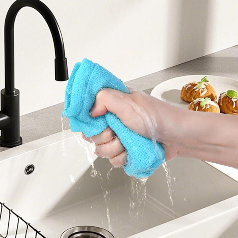 Grace Hand-Torn Cleaning Cloth, 25*25cm*20 Pieces, Disposable Lazy Person's Cloth, Kitchen Dishwashing Cloth