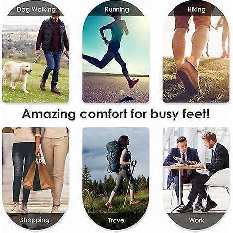Arch Support Insoles for Plantar Fasciitis for Men and Women, Orthotic Insert for Flat Feet, Work Shoe Insole, Absorbs Shock with Every Step,