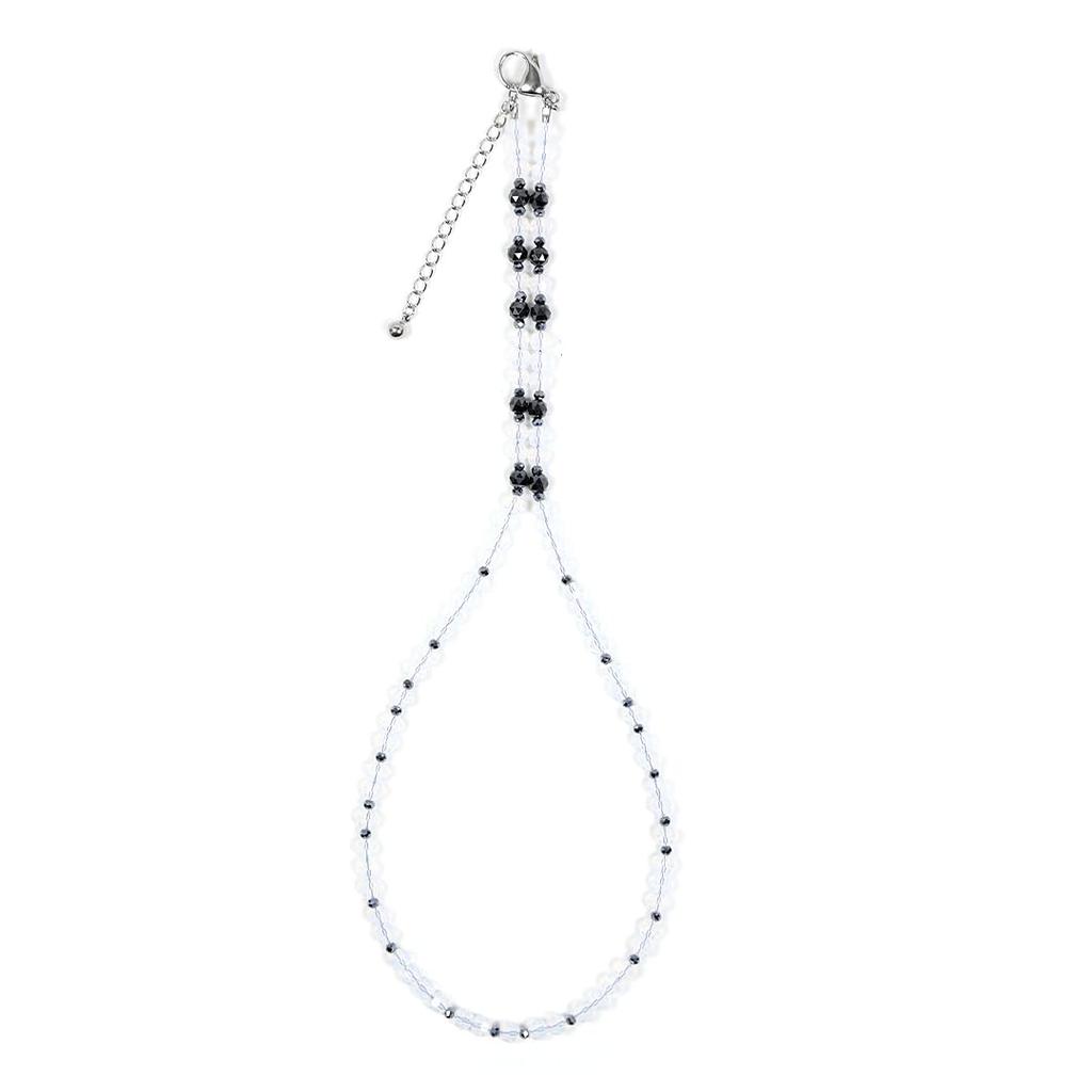 Gauss S размер 45см 50см Магнитное ожерелье Управляемое медицинское оборудование Хрустальное стекло Dr.. <LG WHITE>приблизительно. ~ приблизительно.