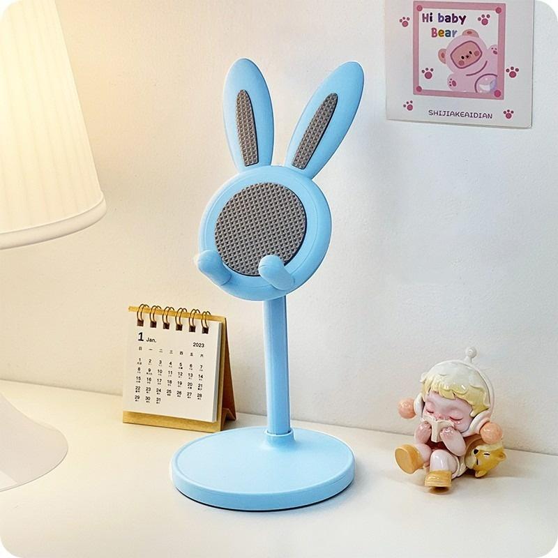 Cute Cartoon Bunny Phone Stand Desktop Cell Phone Stand For iPhone IPad Samsung Smartphone Adjustable Phone Holder Table Support