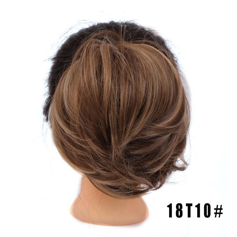 LUPU Короткие прямые шиньон синтетические волосы пучок резинка резинка для волос хвост шиньон для женщин хвосты натуральные накладные волосы