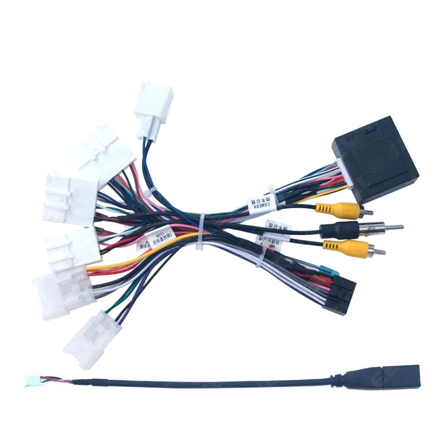 16Pin Android Wire Harness Power Cable W/ Canbus For Toyota RAV4 C-HR Highlander