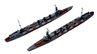 HMA 1/2000 Набор 9-й эскадры Императорского флота Японии (Тяжелые торпедные крейсера Ой и Китаками) Комплект смолы