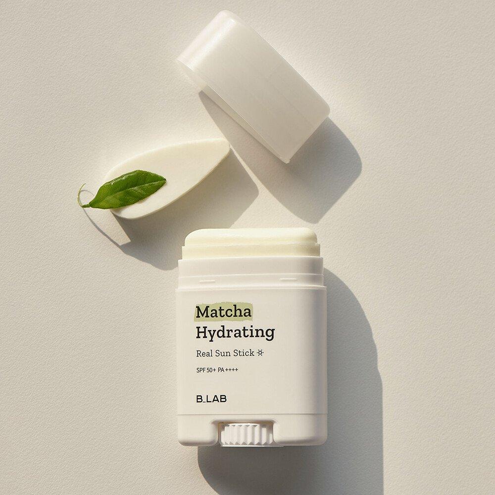 B LAB Увлажняющий солнцезащитный карандаш Matcha SPF50+ PA++++ 21 г 2 шт./тройная функциональность/основной солнцезащитный карандаш/охлаждающий солнцезащитный карандаш