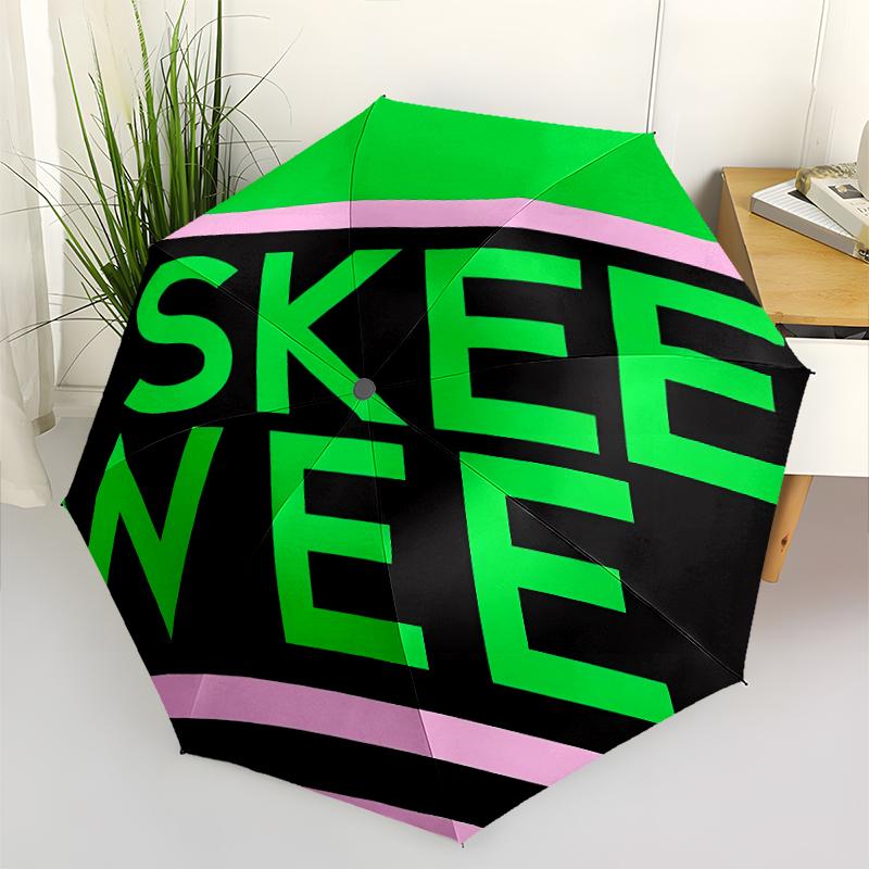 Printed AKA logo1-Printed Folding Umbrella,Outdoor,Leisure,And Travel Umbrella,Durable Umbrella Fabric,Birthday And Holiday Gift