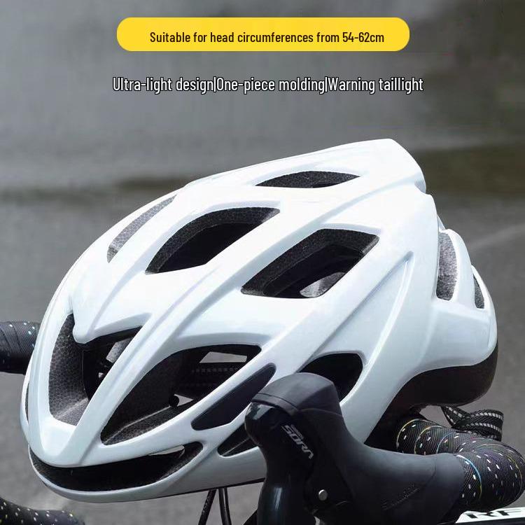 Взрослый велосипедный шлем с задним фонарем – Регулируемый шлем для шоссейного велосипеда для мужчин и женщин