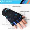 Dumbbell Gloves for Men and Women Weightlifting Crossfit Bodybuilding Workout Sport Gym Training Gloves Non-slip Wrist Protector