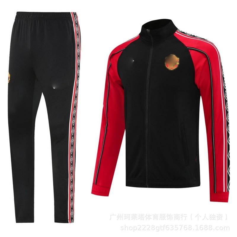 2025 Winter Long Zip Training Jacket Men Football Fans