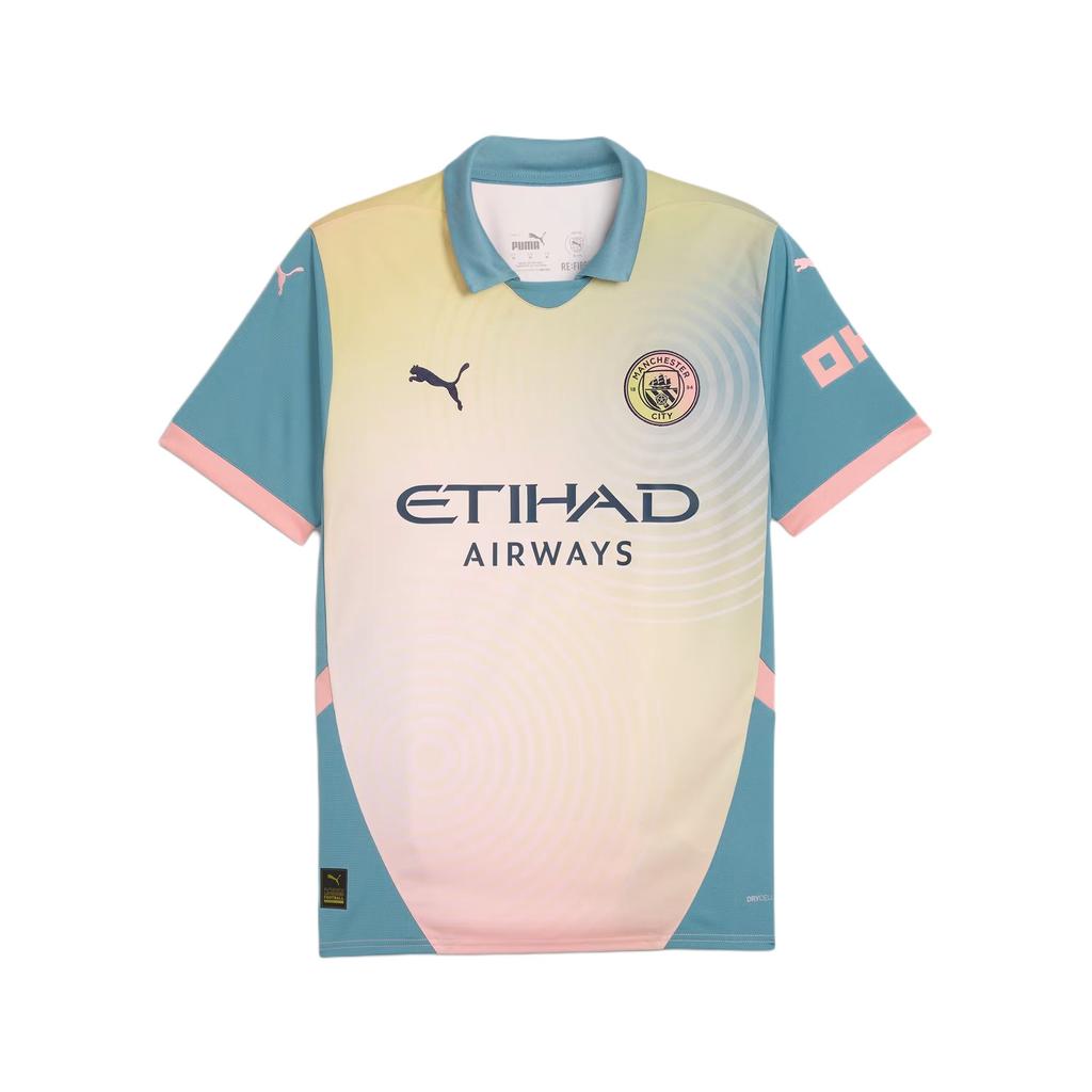 Puma Футболка Manchester City 24/25 Replica Fourth Fashionable с коротким рукавом для мужчин, цвет Bold-Blue 775202-04
