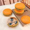 2/3/6 Grid Hamburger Pill Box Sealed Mini Hamburger Storage Case  Elderly