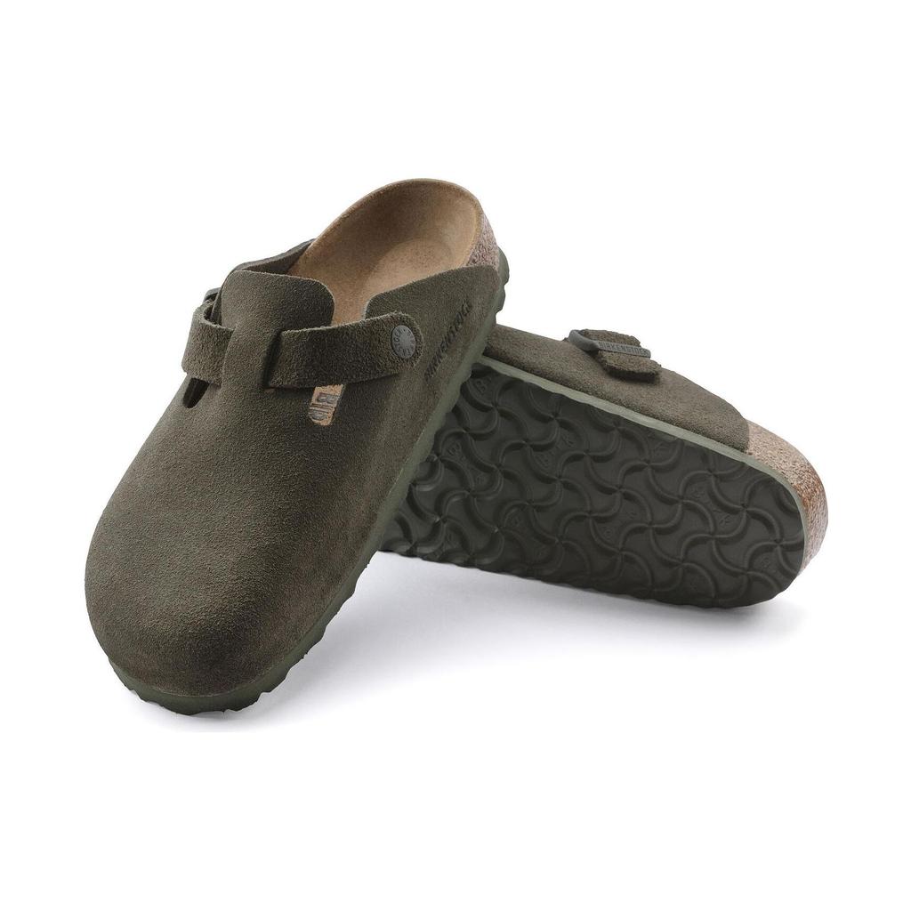 Birkenstock Модные босоножки Boston с открытым носком, унисекс, зеленые 1024714