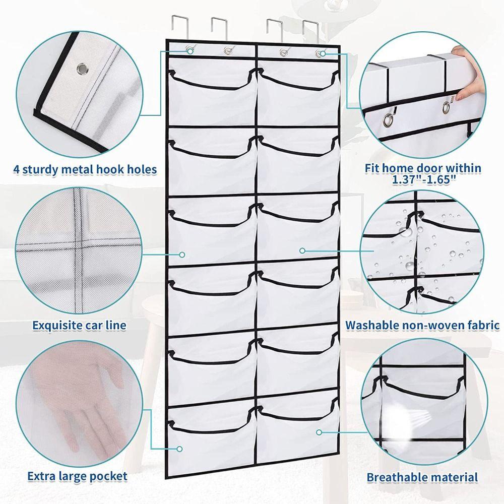Hanging Holder Underwear Hanging Holder 12/35 Pockets Hanging Bag Shoe Storage Bag Shoes Organizer