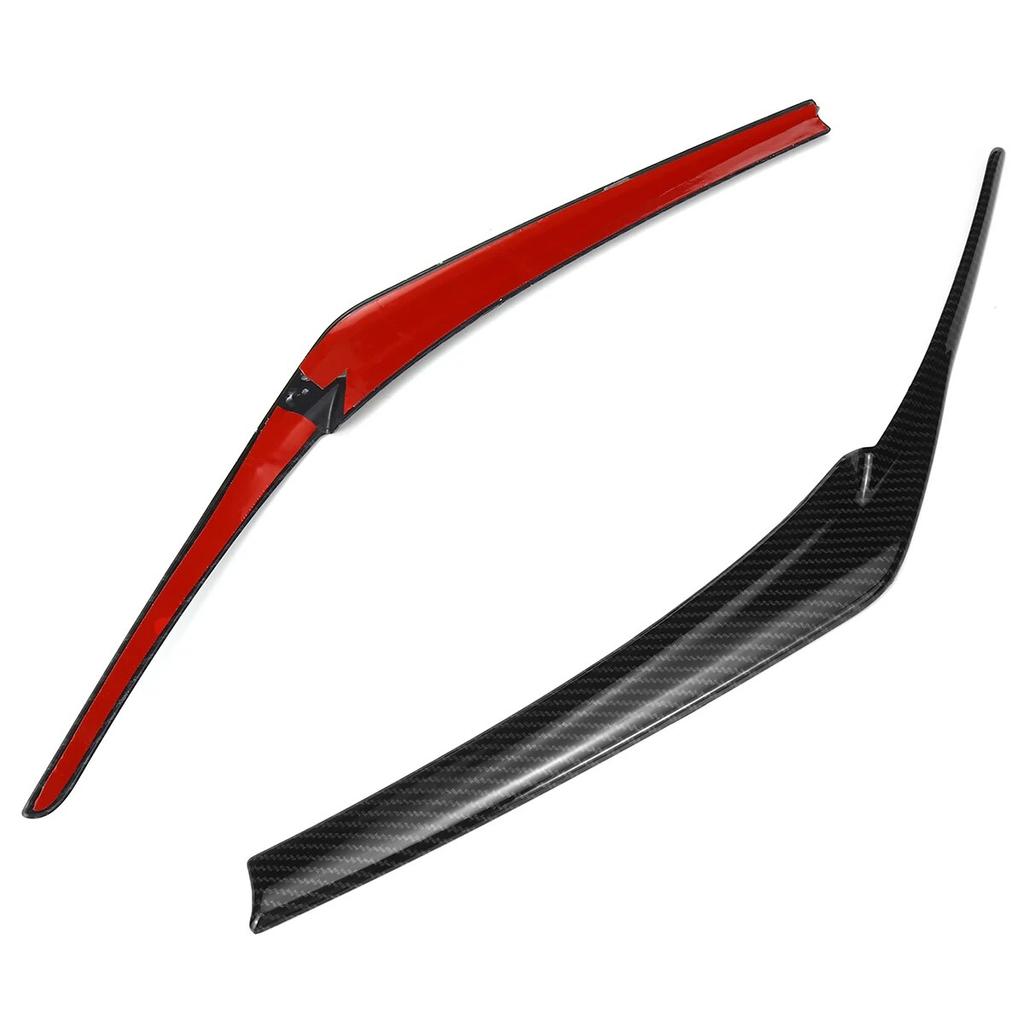 2 шт., крышка для век передней фары для Toyota Camry LE XLE SE XSE, наклейка для бровей, отделка 2018 2022, автомобильные аксессуары