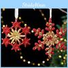 Creative Tree Christmas Snowflake Star Shaped Pendant Holiday Decoration Props