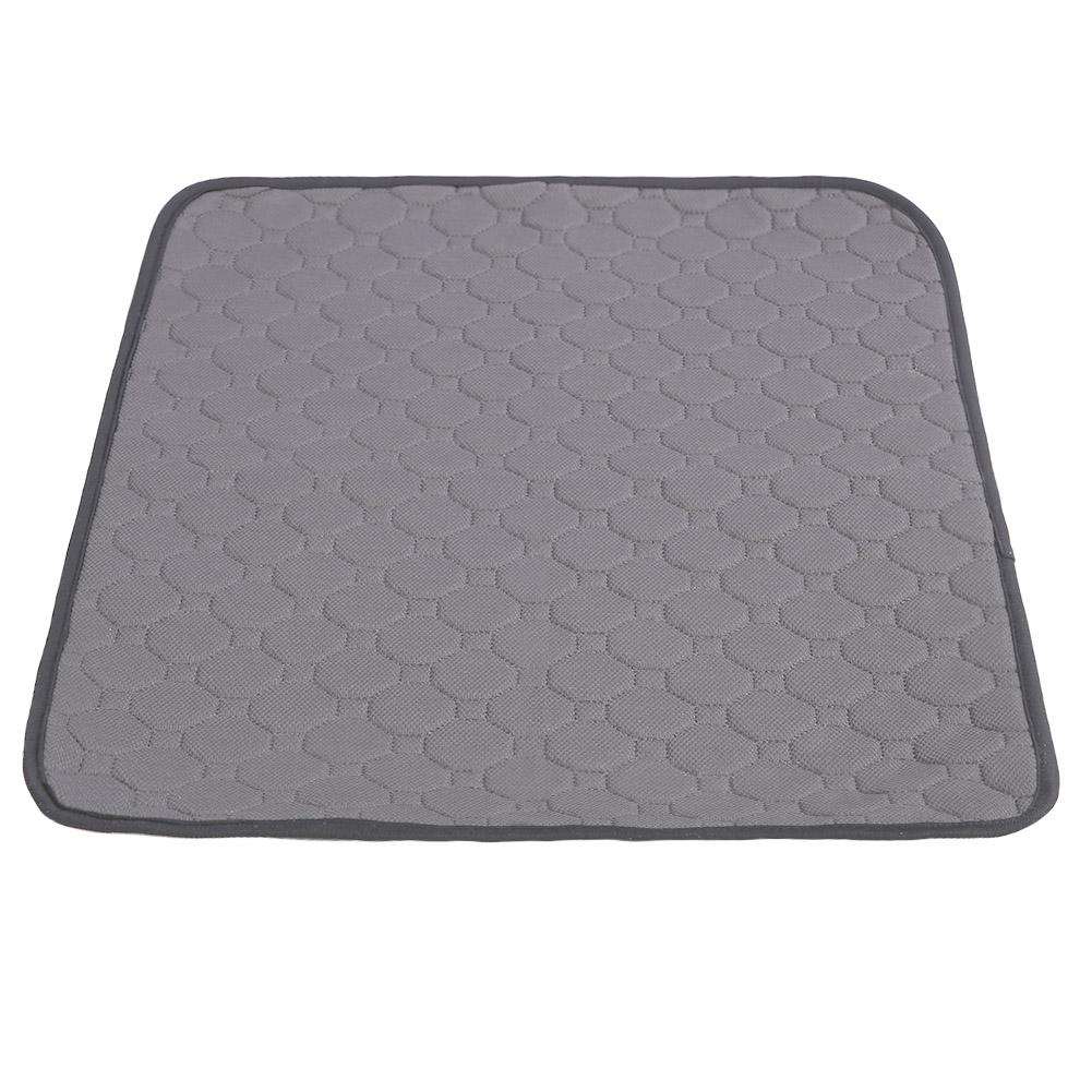 Waterproof Pet Puppy Training Mat Washable Reusable Pee Pads for Dog Cat (Gray S)