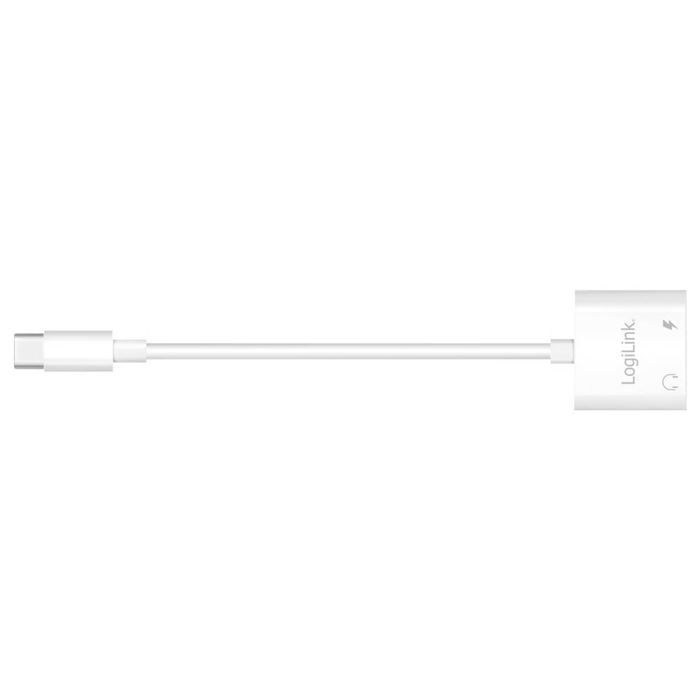 LogiLink UA0433 UA0433 USB-C® Audio Adaptateur Blanc
