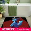 Pokemon Riolu Cool Action Print Non-Slip Doormat, Absorbent Floor Mat for Home Decor