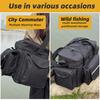Сумка для хранения рыболовных снастей Легкая Водонепроницаемая Большой вместимости Сумка через плечо для рыболовных снастей Чехол-органайзер для удилищ, катушек, оборудования и аксессуаров
