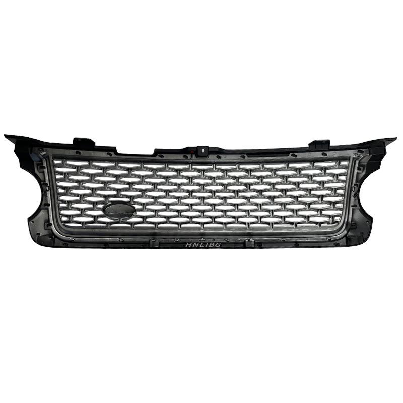 Черная окантовка Серебристая сетчатая решетка для 2010 Range Rover Autobiography L322 5.0 Supercharged