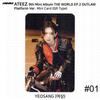 ATEEZ 9-й мини-альбом THE WORLD EP.2 OUTLAW Platform Ver QR Фотокарточка Изображение карты