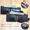 Men's Genuine Leather Two-Fold Cross-Border Clutch Wallet