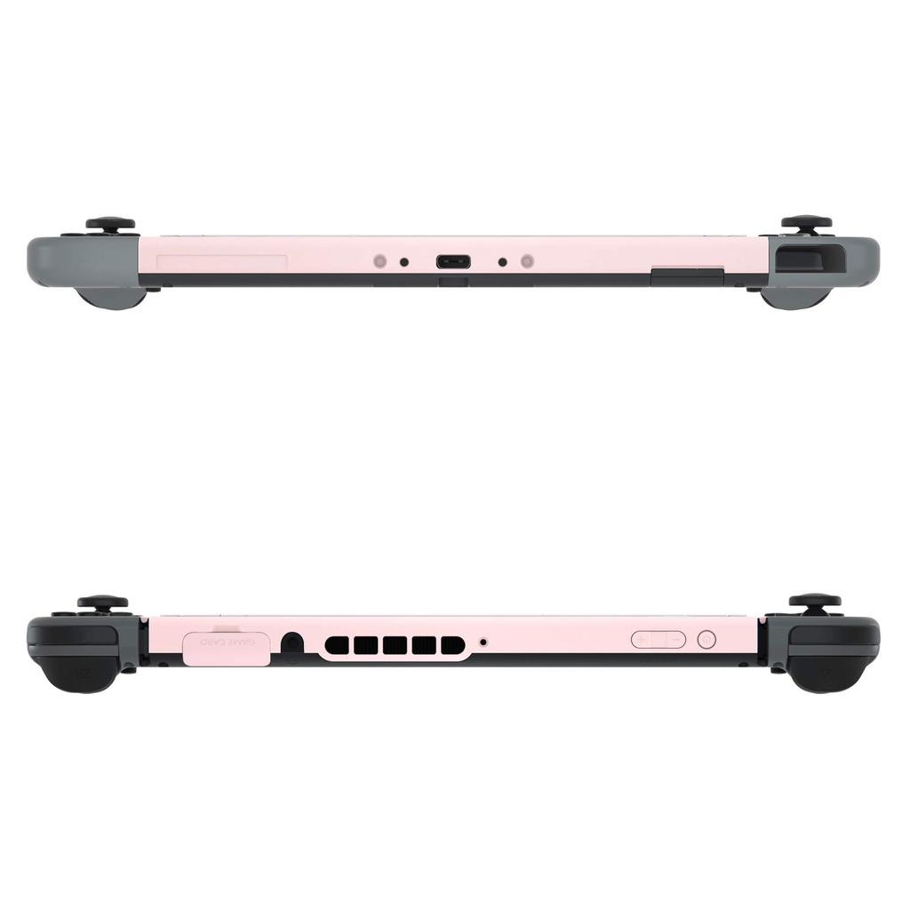 eXtremeRate DIY Housing Shell for Nintendo Replacement Faceplate Front Frame Volume and Power for Nintendo Switch Not (Pure Color) Switch, (with