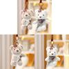 Shawl Teddy Bear Plush Keychain Cartoon Animal Doll Decoration Bag Pendant Gift