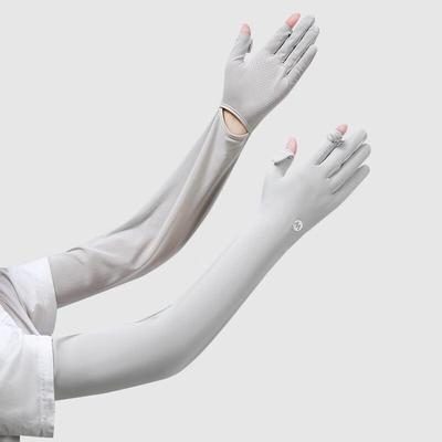 Летние УФ-защитные рукава из ледяного шелка