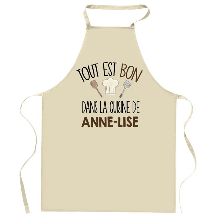Tablier de cuisine - Planetee - Impression Bretonne - Coton résistant - Lavable 40°C