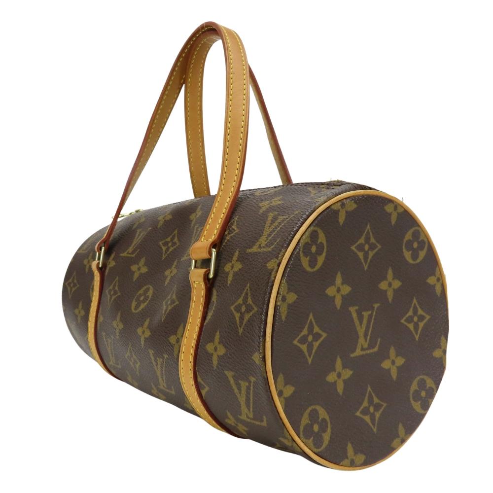 Used LOUIS VUITTON Handbag Papillon 26 M51386 Monogram/Nume leather Brown Everyday use