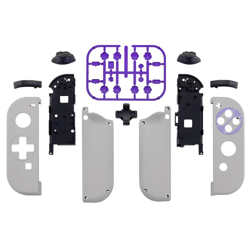 eXtremeRate Switch Pattern Handheld Controller Housing Compatible with and Switch Also Includes a Full Set of Buttons and Console Case Are Not SNES