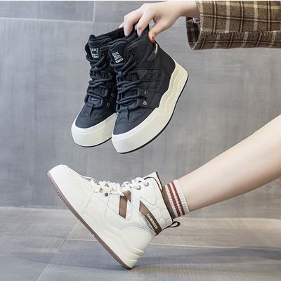 Зимние ботинки высокие женские туфли однокилограммовая студенческая обувь