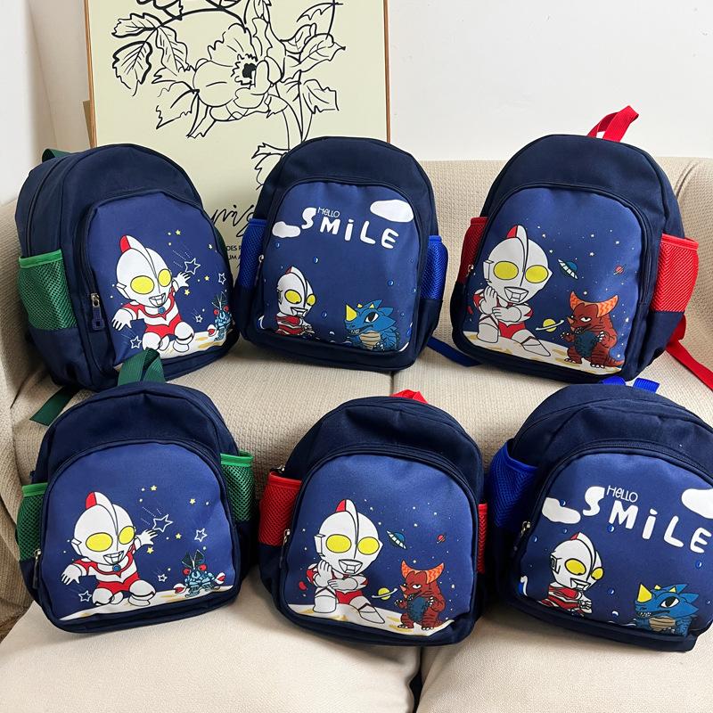 Kindergarten Primary School Students Schoolbag Cute Cartoon Foreign Style Cool Boys And Girls Backpack Children'S Backpack
