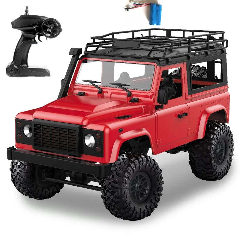 MN90 1/20 4WD Радиоуправляемый Грузовик Внедорожный Скалолазный Багги Гусеничный Металлический с Светом Радиоуправляемая Машина Вездеходная Гоночная 2.4G Игрушки для Мальчиков