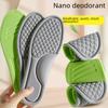 Breathable, Sweat-absorbent Gray Sports Insoles for Long-lasting Comfort During Physical Activities.