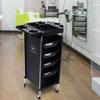 6 Layers Multi Functional Hair Salon Tool Storage Cart Trolley with Universal Wheels